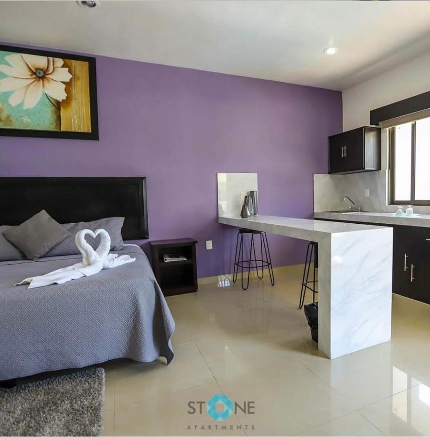 Stone Aparments Hotel Bacalar Exterior foto