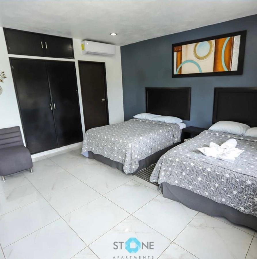 Stone Aparments Hotel Bacalar Exterior foto