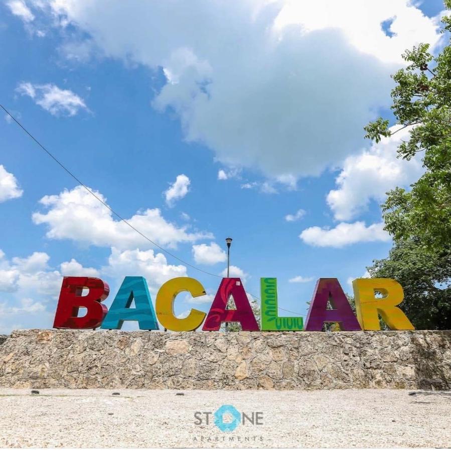 Stone Aparments Hotel Bacalar Exterior foto